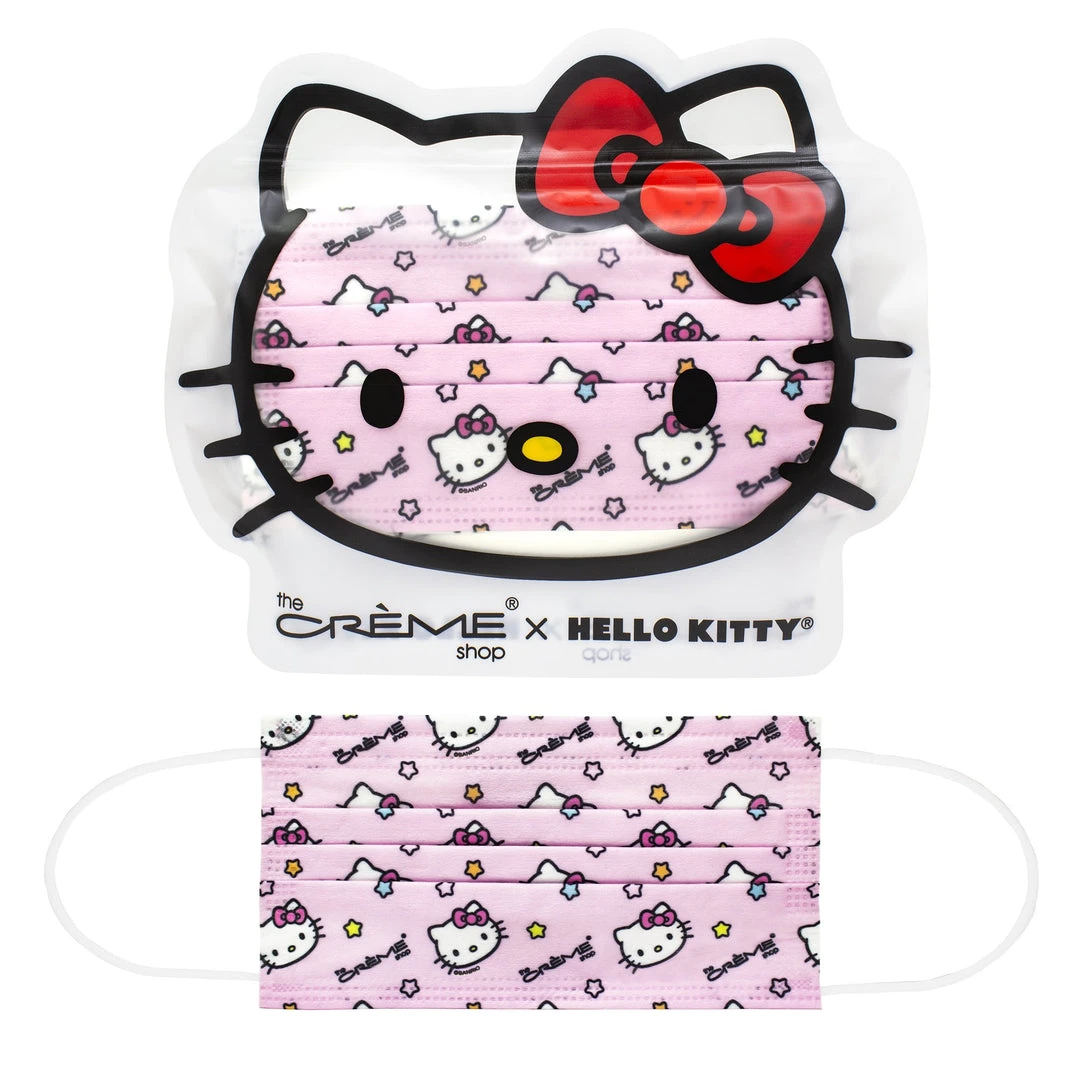 The Crème Shop X Sanrio Hello Kitty 3-Ply Disposable Protective Face Mask | Cosmic Cutie New Arrivals 4 The Crème Shop X Sanrio Hello Kitty 3-Ply Disposable Protective Face Mask | Cosmic Cutie New Arrivals