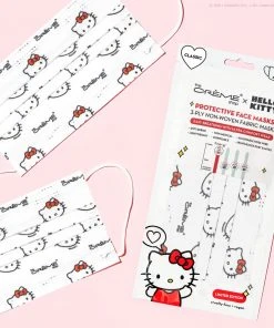 The Crème Shop X Sanrio Hello Kitty 3-Ply Disposable Protective Face Mask | Classic White New Arrivals 11 The Crème Shop X Sanrio Hello Kitty 3-Ply Disposable Protective Face Mask | Classic White New Arrivals
