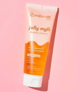 The Crème Shop New Arrivals Jelly Mylk Double Cleanser (Vegan) | Peach + Oatmeal + French Clay