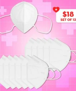 The Crème Shop Best Sellers KN95 Mask Particulate Respirator - Set Of 12