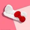 The Crème Shop X Sanrio New Arrivals Plush Spa Headband With Hello Kitty's Signature Bow | Cruelty-Free & Vegan