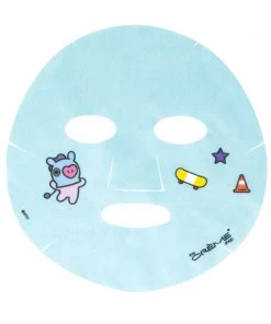 The Crème Shop X BT21 MANG’s MAGICAL Printed Essence Sheet Mask - Infused With Salicylic Acid, Tea Tree, Niacinamide