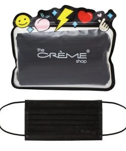 The Crème Shop 3-Ply Protective Face Mask - Black (Disposable) New Arrivals