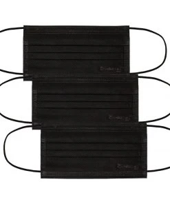 The Crème Shop 3-Ply Protective Face Mask - Black (Disposable) New Arrivals 3 The Crème Shop 3-Ply Protective Face Mask - Black (Disposable) New Arrivals