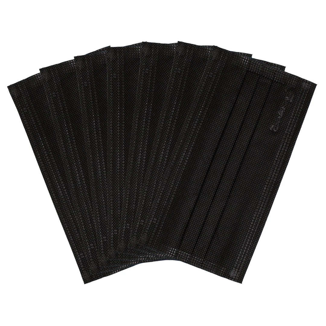 The Crème Shop 3-Ply Protective Face Mask - Black (Disposable) New Arrivals The Crème Shop 3-Ply Protective Face Mask - Black (Disposable) New Arrivals