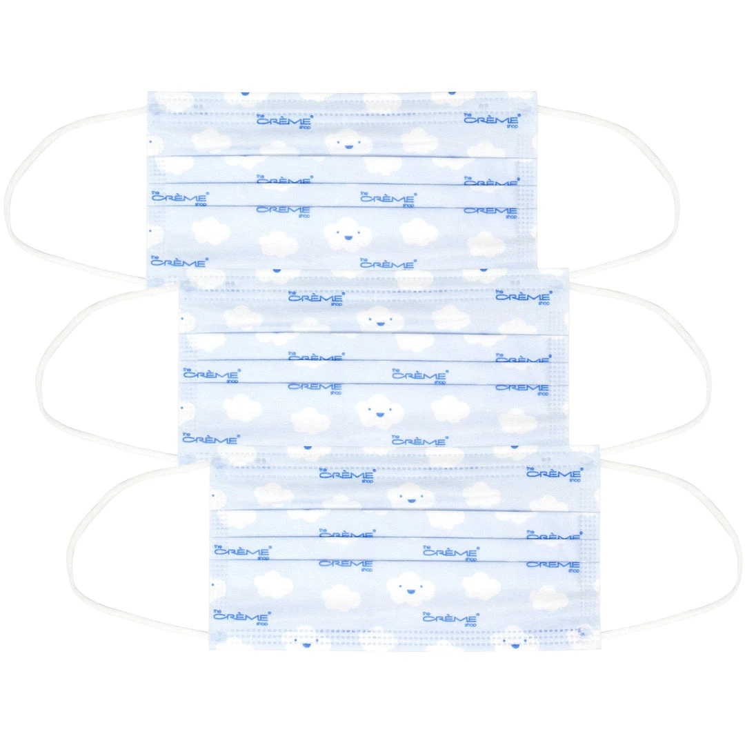 The Crème Shop 3-Ply Protective Face Mask - Head In The Clouds (Disposable) New Arrivals 4 The Crème Shop 3-Ply Protective Face Mask - Head In The Clouds (Disposable) New Arrivals