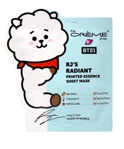 The Crème Shop X BT21 RJ’S RADIANT Printed Essence Sheet Mask - Infused With Retinol, Vitamin C, Squalane 2 The Crème Shop X BT21 RJ’S RADIANT Printed Essence Sheet Mask - Infused With Retinol, Vitamin C, Squalane