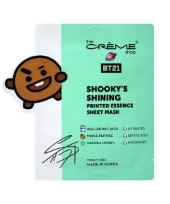 The Crème Shop X BT21 New Arrivals SHOOKY’S SHINING Printed Essence Sheet Mask - Infused With Hyaluronic Acid, Triple Peptide, Manuka Honey 5 The Crème Shop X BT21 New Arrivals SHOOKY’S SHINING Printed Essence Sheet Mask - Infused With Hyaluronic Acid, Triple Peptide, Manuka Honey