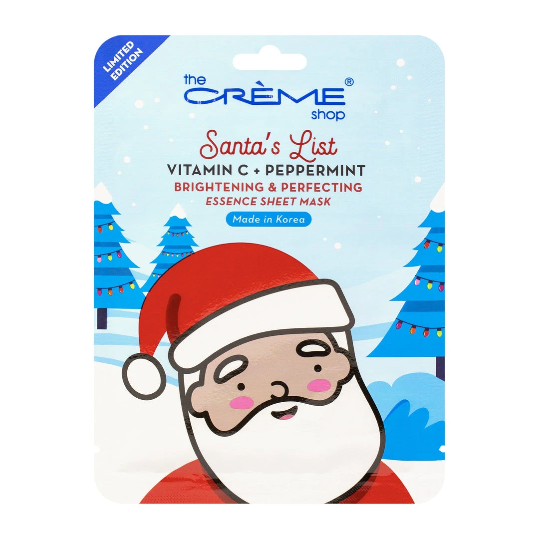 The Crème Shop Santa’s List - Vitamin C + Peppermint Sheet Mask The Crème Shop Santa’s List - Vitamin C + Peppermint Sheet Mask