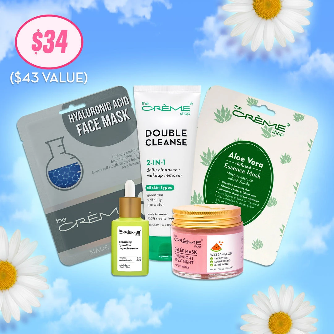 The Crème Shop SUMMER GLOW KIT ($43 VALUE) The Crème Shop SUMMER GLOW KIT ($43 VALUE)