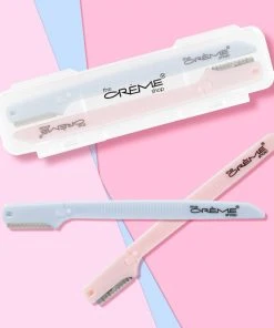The Crème Shop Portable Precision Razors + Travel Case (Set Of 2)