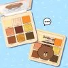 The Crème Shop X LINE FRIENDS New Arrivals BROWN’S WARM & TOASTY Eyeshadow Palette | 9 Golden Multi-Finish Shades