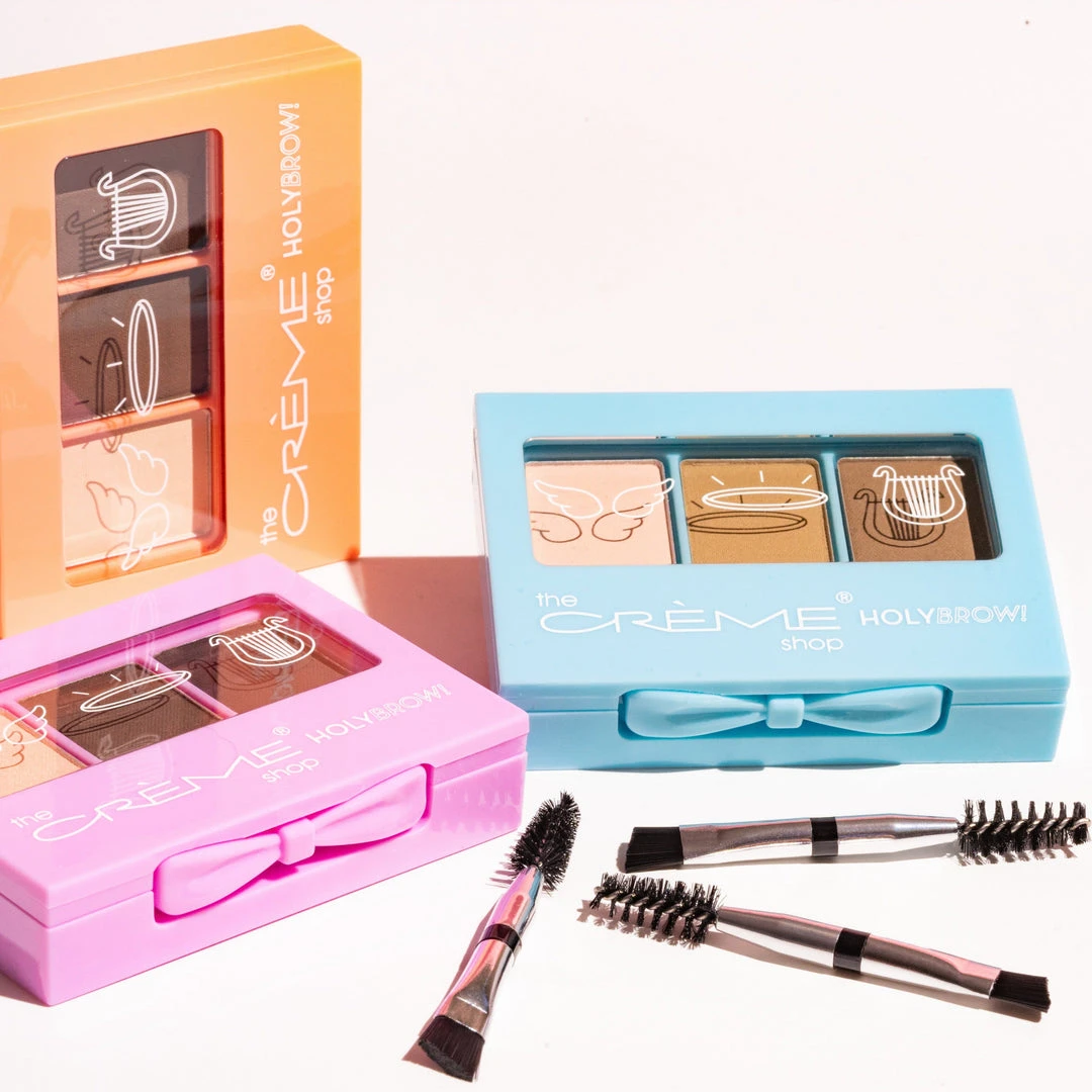 The Crème Shop "Holy Brow!" Eyebrow Trio With Brush + Spooley The Crème Shop "Holy Brow!" Eyebrow Trio With Brush + Spooley