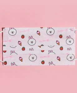 The Crème Shop X LINE FRIENDS LINE Friends Assorted 3-Ply Disposable Face Masks (Set Of 16) + 2 Reusable Pouches 12 The Crème Shop X LINE FRIENDS LINE Friends Assorted 3-Ply Disposable Face Masks (Set Of 16) + 2 Reusable Pouches