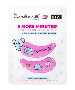 The Crème Shop X BT21 New Arrivals “5 More Minutes!” KOYA Hydrogel Under Eye Patches | Depuffing & Energizing