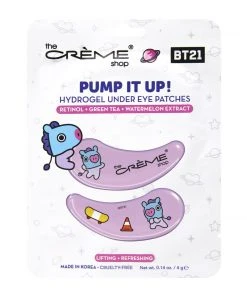 The Crème Shop X BT21 “Pump It Up!” MANG Hydrogel Under Eye Patches | Lifting & Refreshing New Arrivals
