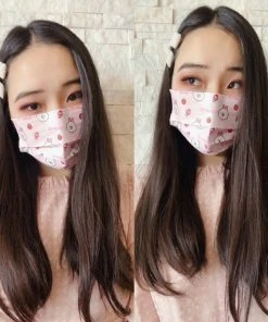 The Crème Shop X LINE FRIENDS LINE Friends Assorted 3-Ply Disposable Face Masks (Set Of 16) + 2 Reusable Pouches 16 The Crème Shop X LINE FRIENDS LINE Friends Assorted 3-Ply Disposable Face Masks (Set Of 16) + 2 Reusable Pouches