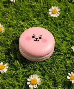 The Crème Shop X BT21 BABY New Arrivals COOKY Macaron Lip Balm - White Peach (Pink Tinted)