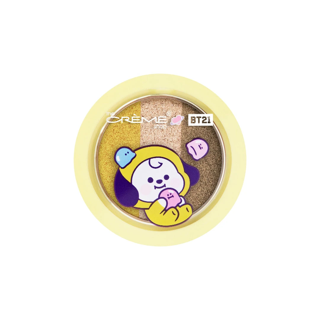 The Crème Shop X BT21 BABY CHIMMY Ultra-Pigmented Eyeshadow Trio - Banana Taffy New Arrivals The Crème Shop X BT21 BABY CHIMMY Ultra-Pigmented Eyeshadow Trio - Banana Taffy New Arrivals