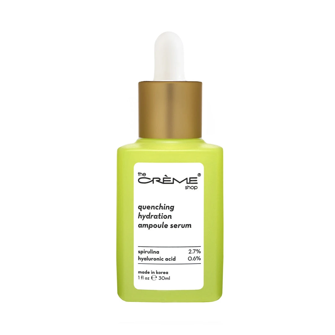 The Crème Shop Quenching Hydration Ampoule Serum - Crèmecoction Spirulina + Hyaluronic Acid Skincare 1 The Crème Shop Quenching Hydration Ampoule Serum - Crèmecoction Spirulina + Hyaluronic Acid Skincare