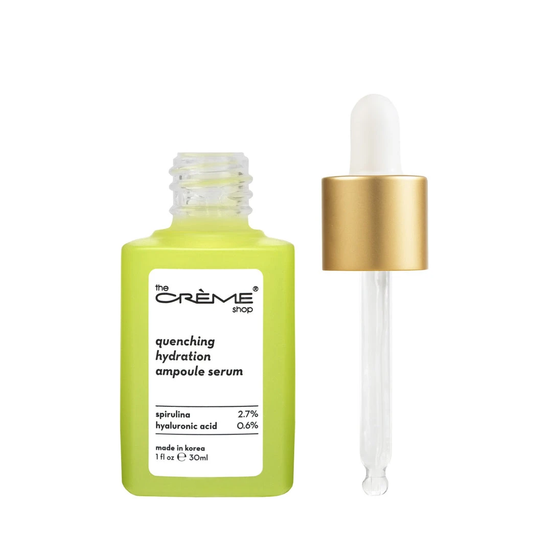 The Crème Shop Quenching Hydration Ampoule Serum - Crèmecoction Spirulina + Hyaluronic Acid Skincare 2 The Crème Shop Quenching Hydration Ampoule Serum - Crèmecoction Spirulina + Hyaluronic Acid Skincare