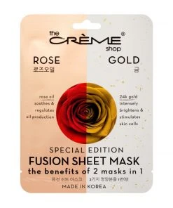 The Crème Shop Rose & Gold Fusion Sheet Mask New Arrivals