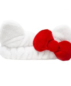 The Crème Shop X Sanrio New Arrivals Plush Spa Headband With Hello Kitty's Signature Bow | Cruelty-Free & Vegan 3 The Crème Shop X Sanrio New Arrivals Plush Spa Headband With Hello Kitty's Signature Bow | Cruelty-Free & Vegan
