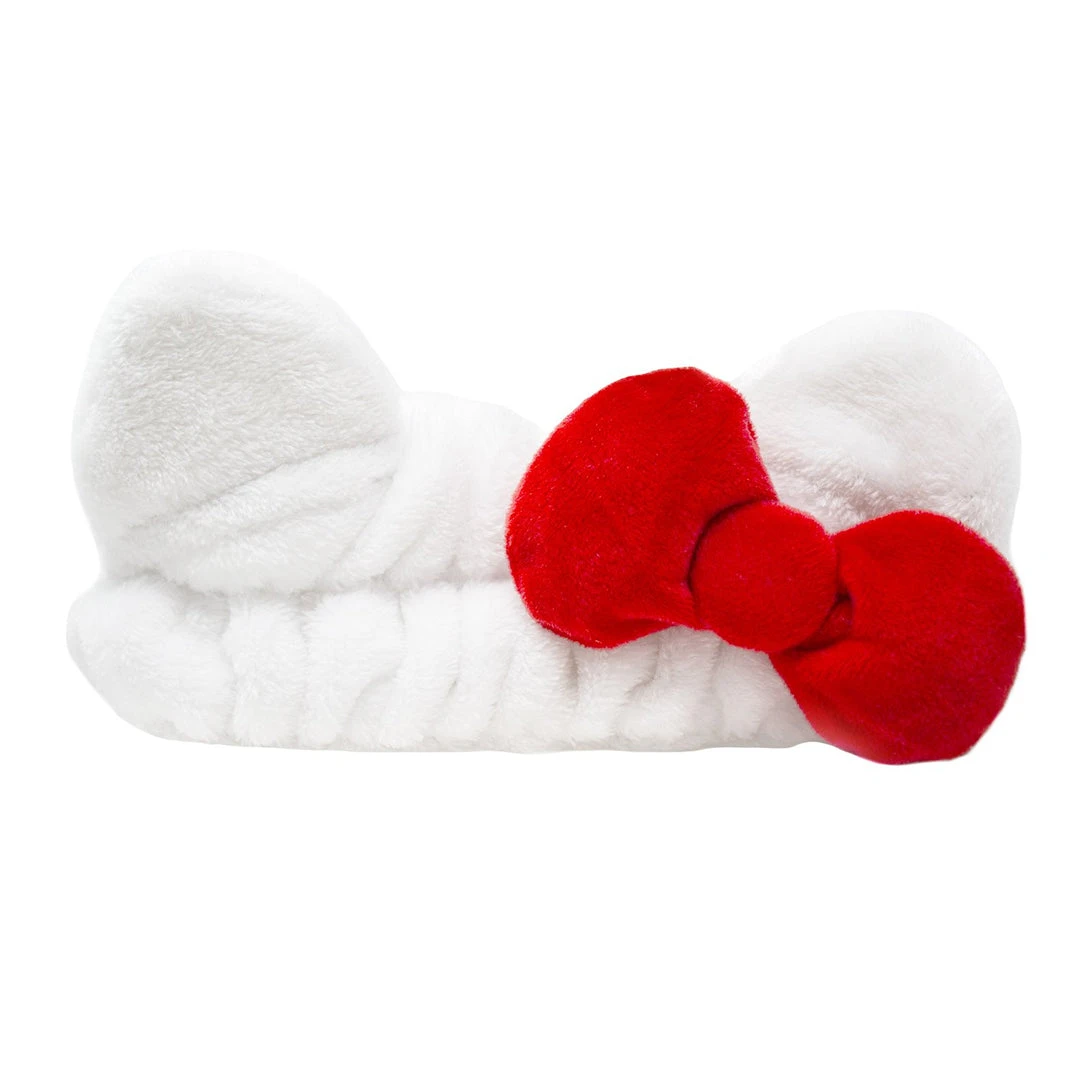 The Crème Shop X Sanrio New Arrivals Plush Spa Headband With Hello Kitty's Signature Bow | Cruelty-Free & Vegan The Crème Shop X Sanrio New Arrivals Plush Spa Headband With Hello Kitty's Signature Bow | Cruelty-Free & Vegan
