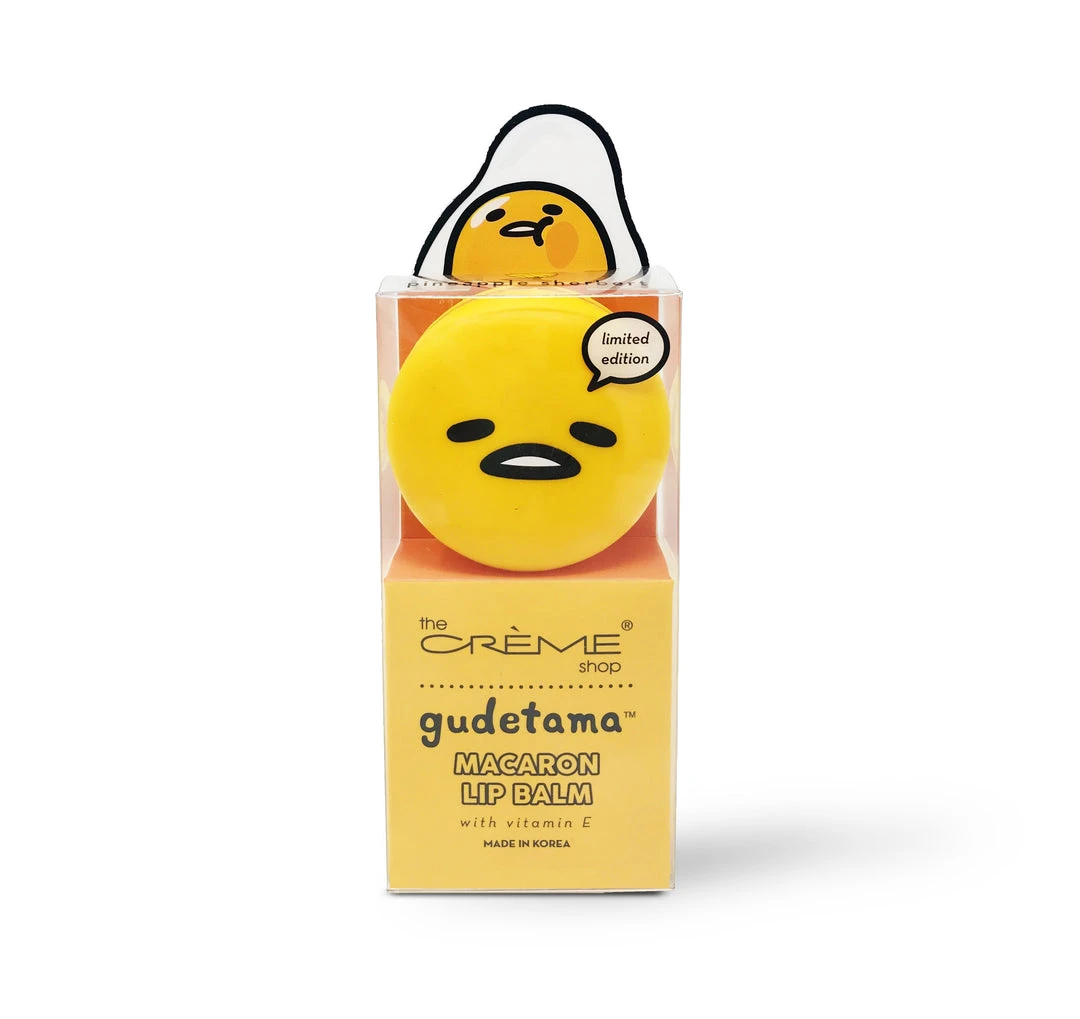 The Crème Shop X Sanrio Collabs Gudetama Macaron Lip Balm - Pineapple Sherbert The Crème Shop X Sanrio Collabs Gudetama Macaron Lip Balm - Pineapple Sherbert