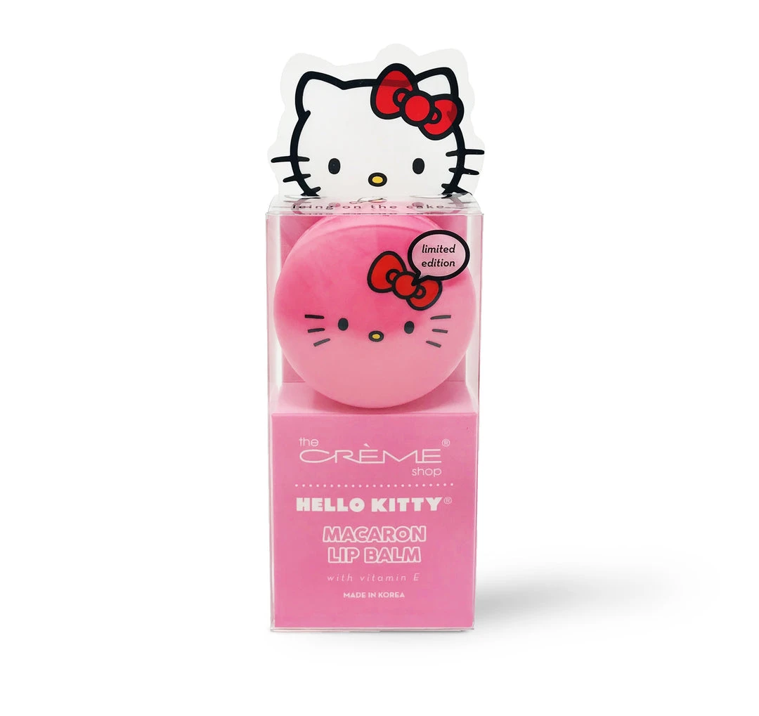 The Crème Shop X Sanrio Hello Kitty Macaron Lip Balm - Icing On The Cake 1 The Crème Shop X Sanrio Hello Kitty Macaron Lip Balm - Icing On The Cake