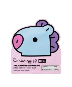 The Crème Shop X BT21 BABY SMOOTH Like Baby MANG Printed Essence Sheet Mask (Collagen, PHA, Superberry Blend)