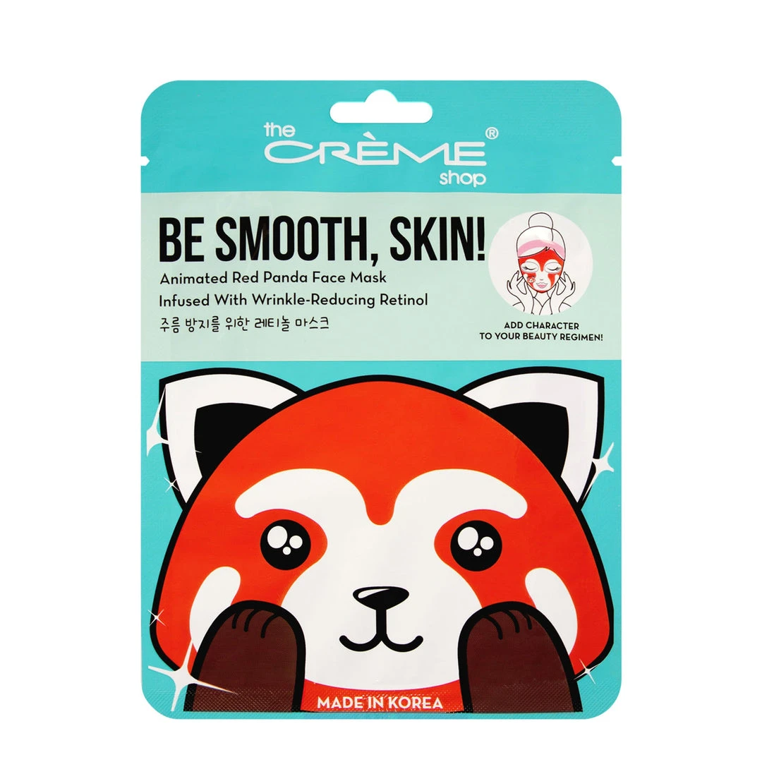 The Crème Shop Be Smooth, Skin! Animated Red Panda Face Mask - Wrinkle-Reducing Retinol The Crème Shop Be Smooth, Skin! Animated Red Panda Face Mask - Wrinkle-Reducing Retinol