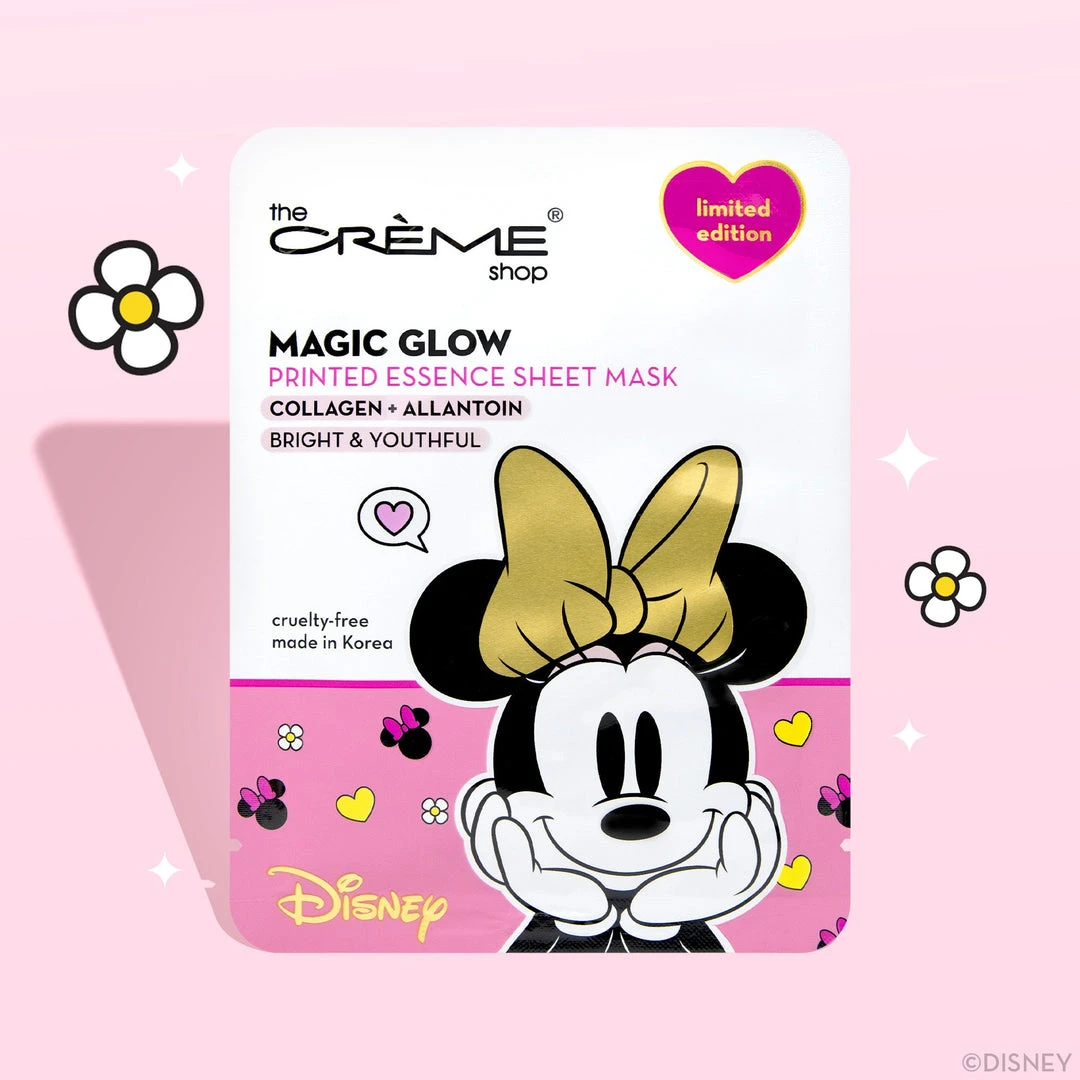 The Crème Shop X Disney New Arrivals The Crème Shop | Disney: Minnie’s Magic Glow Printed Essence Sheet Mask 1 The Crème Shop X Disney New Arrivals The Crème Shop | Disney: Minnie’s Magic Glow Printed Essence Sheet Mask