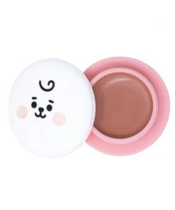 The Crème Shop X BT21 BABY RJ Macaron Lip Balm - Honeydew (Coral Tinted)