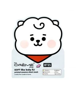 The Crème Shop X BT21 BABY New Arrivals SOFT Like Baby RJ Printed Essence Sheet Mask (Vitamin C, Bakuchiol, Lychee)