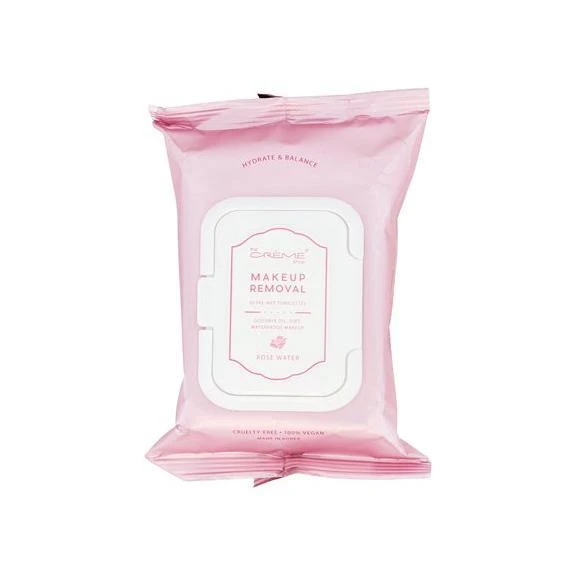 The Crème Shop Skincare Clear The Way! Rose Water Pre-Wet Towelettes 1 The Crème Shop Skincare Clear The Way! Rose Water Pre-Wet Towelettes