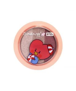The Crème Shop X BT21 BABY TATA Ultra-Pigmented Eyeshadow Trio - Licorice Twist