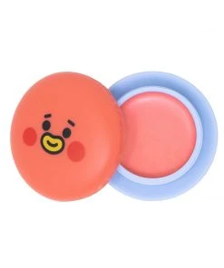 The Crème Shop X BT21 BABY TATA Macaron Lip Balm - Strawberry Milk (Strawberry Tinted) New Arrivals