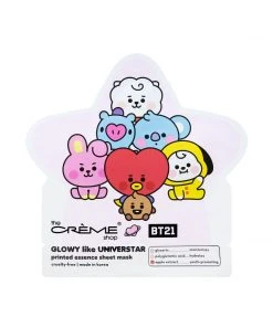 The Crème Shop X BT21 BABY GLOWY Like UNIVERSTAR Printed Essence Sheet Mask (Glycerin, Polyglutamic Acid, Apple Extract) New Arrivals 5 The Crème Shop X BT21 BABY GLOWY Like UNIVERSTAR Printed Essence Sheet Mask (Glycerin, Polyglutamic Acid, Apple Extract) New Arrivals