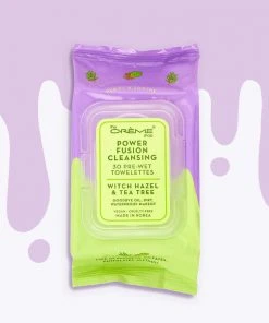 The Crème Shop Power Fusion Cleansing 30 Pre-Wet Towelettes - Witch Hazel & Tea Tree